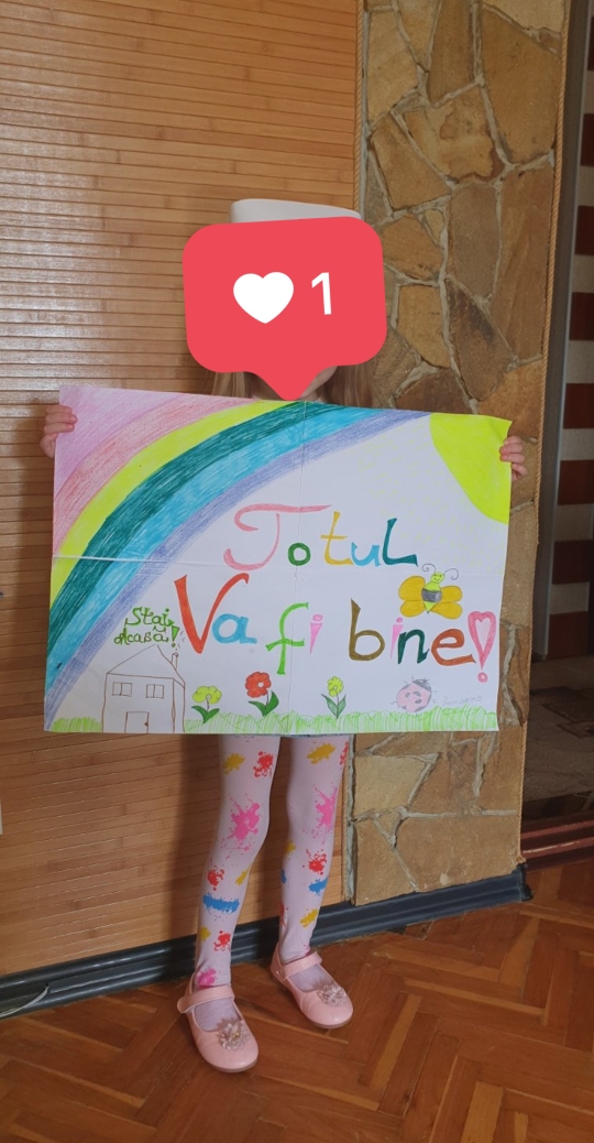 Totul va fi bine, stați acasă!